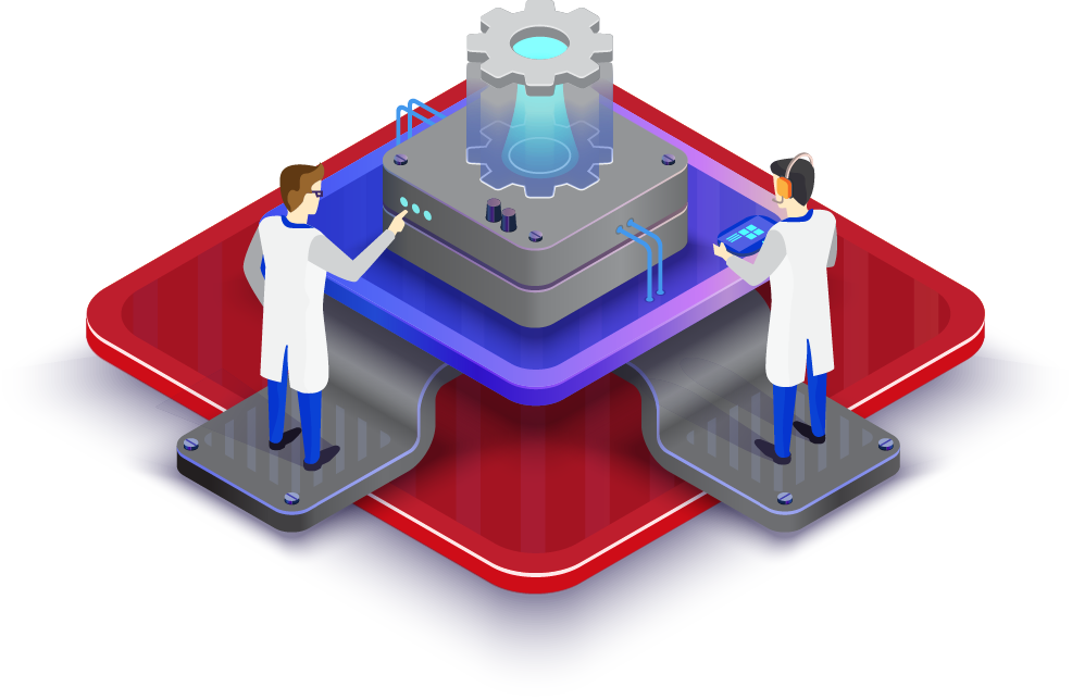 illustration of server configuration